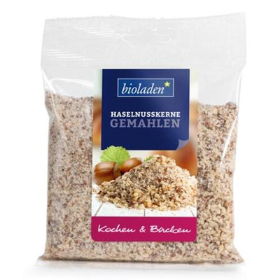 Produktfoto zu Haselnusskerne natur gemahlen, 100g