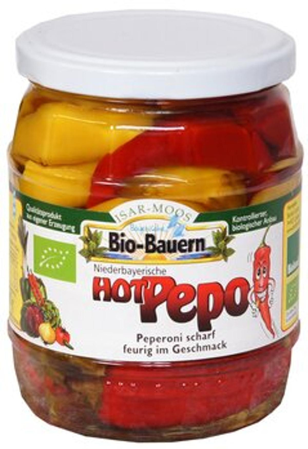 Produktfoto zu Hot Pepo Peperoni im Glas 480g