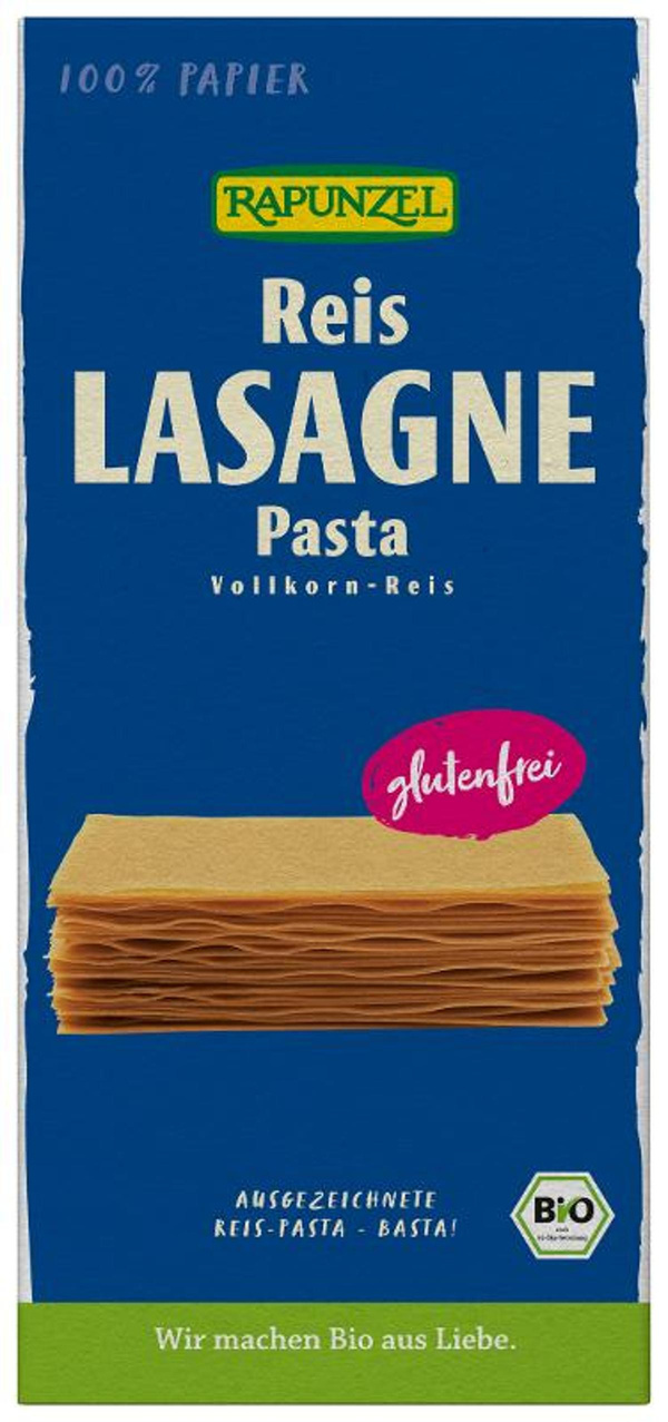 Produktfoto zu Reis-Lasagne 250g