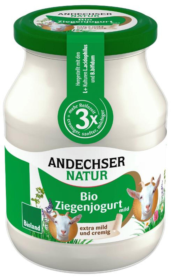 Produktfoto zu Ziegenjoghurt 500g Glas
