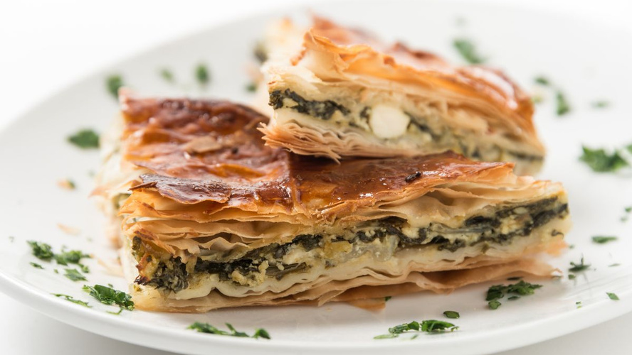 Rezeptbild für Griechischer Spinatstrudel