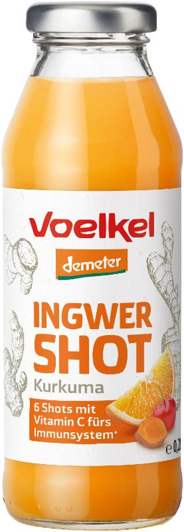 Produktfoto zu Shot Ingwer Kurkuma 0,28l