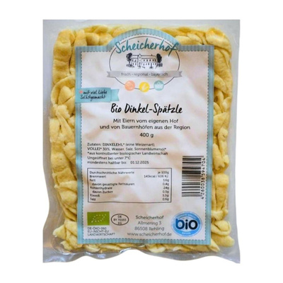 Produktfoto zu Frische Dinkel-Eierspätzle 400g
