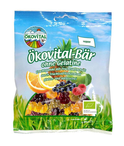 Produktfoto zu Ökovital-Bär Fruchtgummi ohne Gelatine 80g