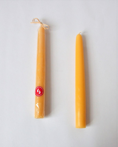 Produktfoto zu Leuchterkerze "natur" 1 Stk.