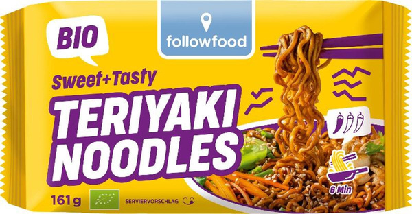 Produktfoto zu Teriyaki Noodles Sweet+Tasty 161g