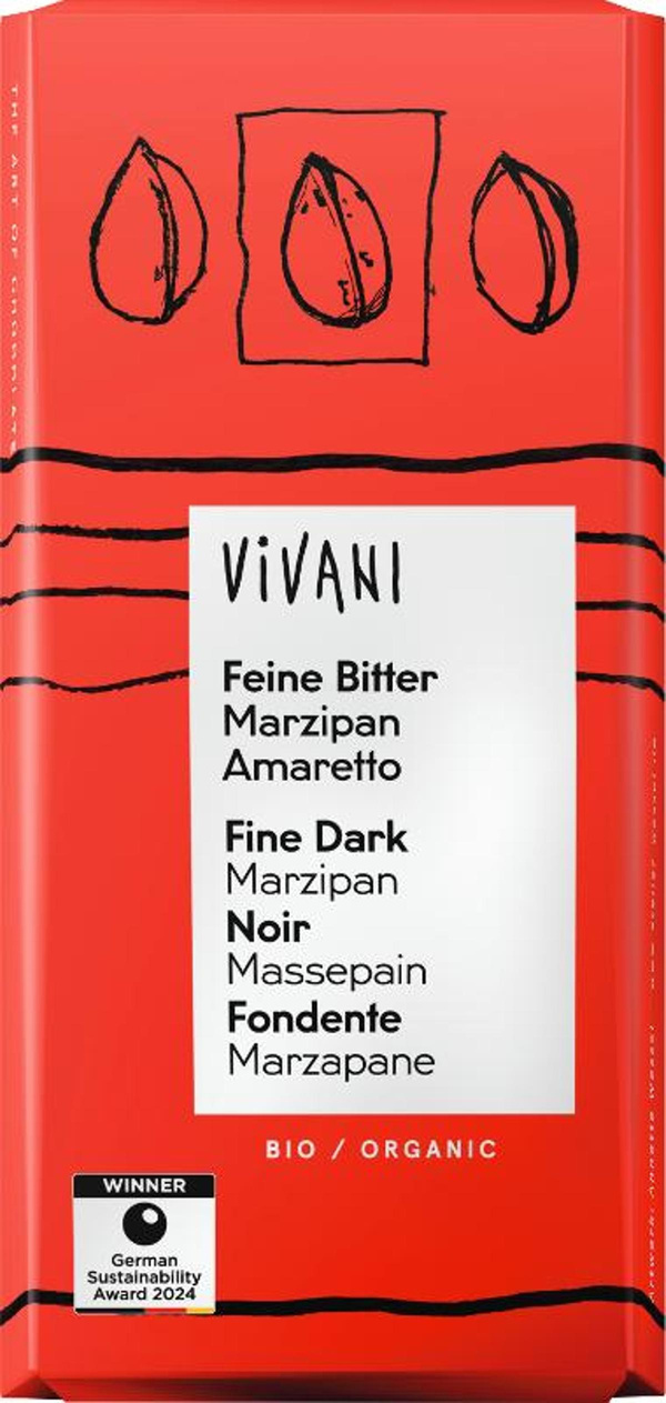 Produktfoto zu Feine Bitter Marzipan-Amaretto 100g