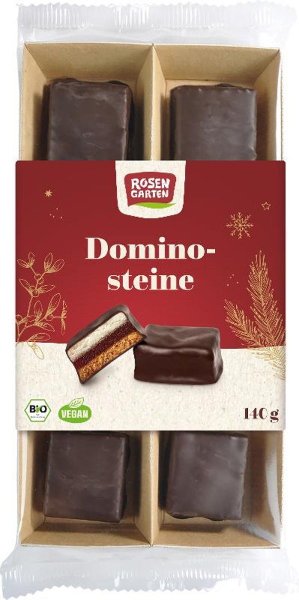 Produktfoto zu Dominosteine in Zartbitterschokolade 140g