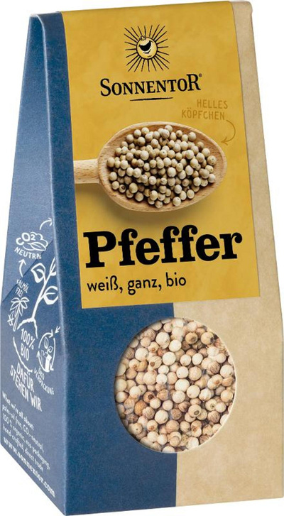 Produktfoto zu Pfeffer weiß ganz 35g