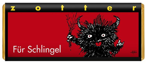 Produktfoto zu Für Schlingel Krampus, 70g, Zotter Schokolade