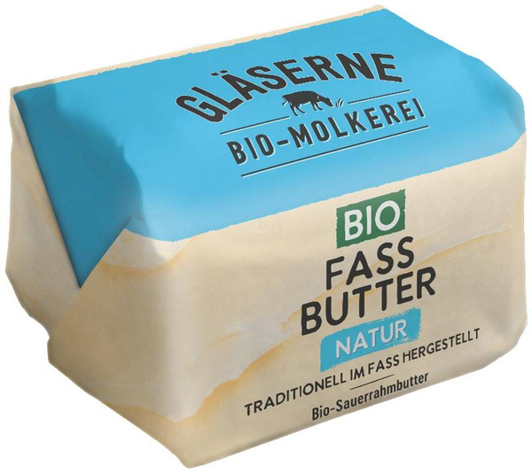 Produktfoto zu Fassbutter Sauerrahm natur 250g