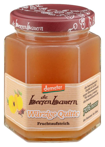 Produktfoto zu Würzige Quitte Fruchtaufstrich 200g