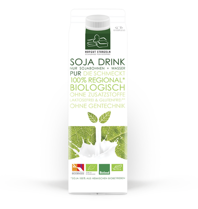 Produktfoto zu Sojadrink Pur Hofgut Storzeln 1l