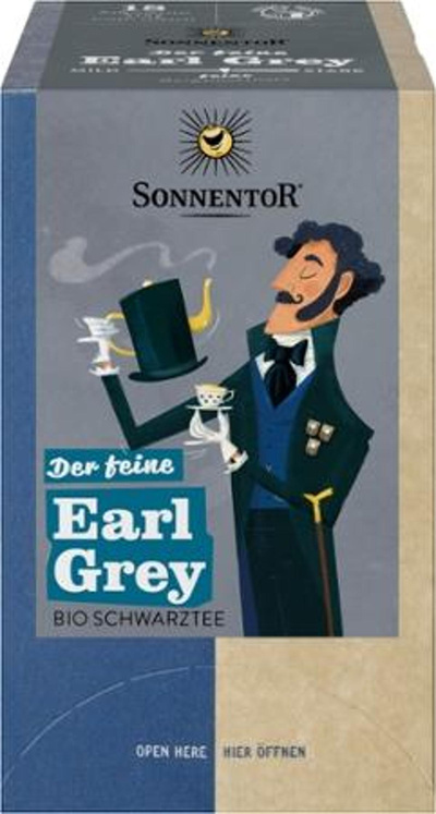 Produktfoto zu Earl Grey Schwarztee im Beutel, 18 Btl. à 1,5g