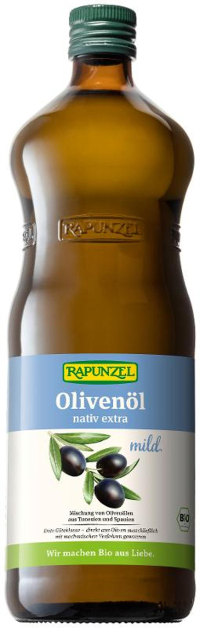 Produktfoto zu Olivenöl mild Rapunzel, nativ extra 1l