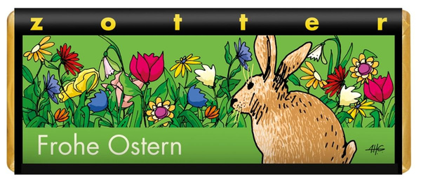 Produktfoto zu Frohe Ostern - Butterkaramell, Zotter 70g