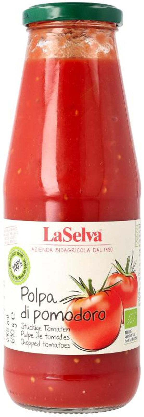 Produktfoto zu Stückige Tomaten - Polpa di pomodoro 690g