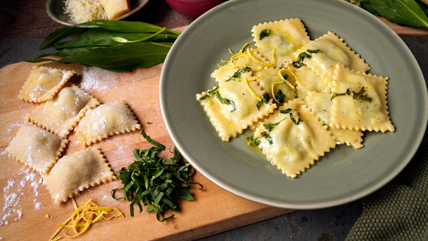 Rezeptbild für Bärlauch Ravioli
