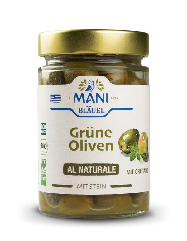 Produktfoto zu Grüne Oliven al Naturale 205g