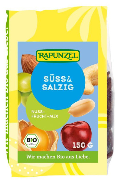 Produktfoto zu Süß & salzig Nuss-Frucht-Mix 150g