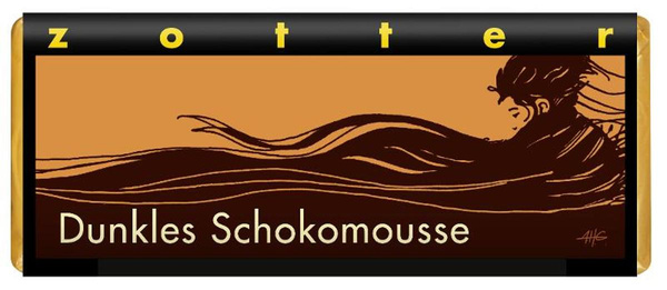 Produktfoto zu Dunkles Schokomousse, 70g, Zotter-Schokolade