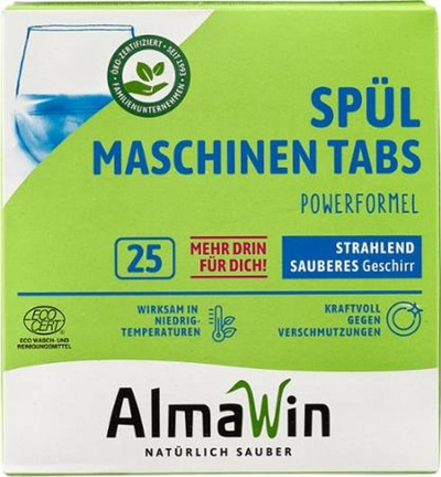 Produktfoto zu Spülmaschinen-Tabs AlmaWin, 25 Stück