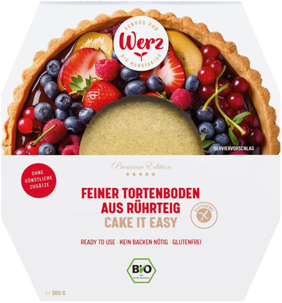 Produktfoto zu Feiner Tortenboden glutenfrei 300g