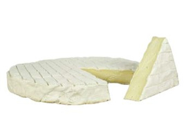 KI generiert: Das Bild zeigt ein Stück Blauschimmelkäse. Der Käse hat eine helle Farbe mit blauen Adern.