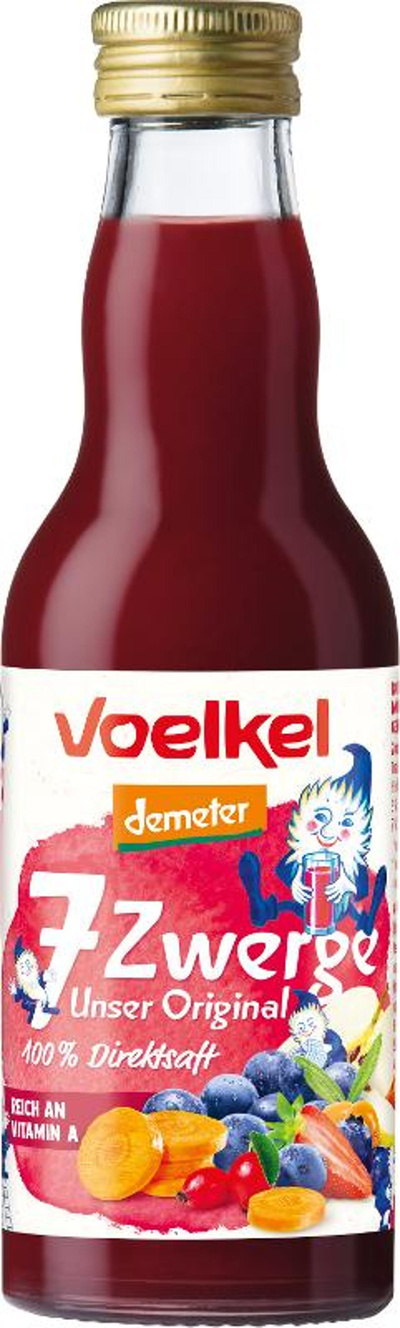 Produktfoto zu 7 Zwerge Kindersaft 0,2l