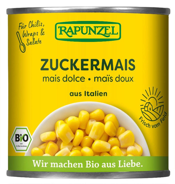 Produktfoto zu Zuckermais in der Dose 160g