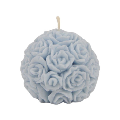 Produktfoto zu Rosenkugel (Rapswachs) blau Ø 55 mm