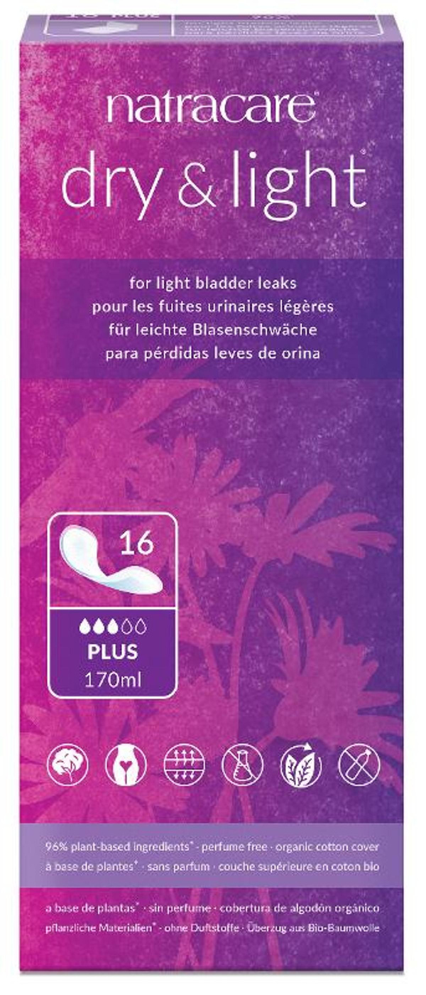 Produktfoto zu Damenbinden Dry & Light Inkontinenzeinlage Plus, 16 Stück