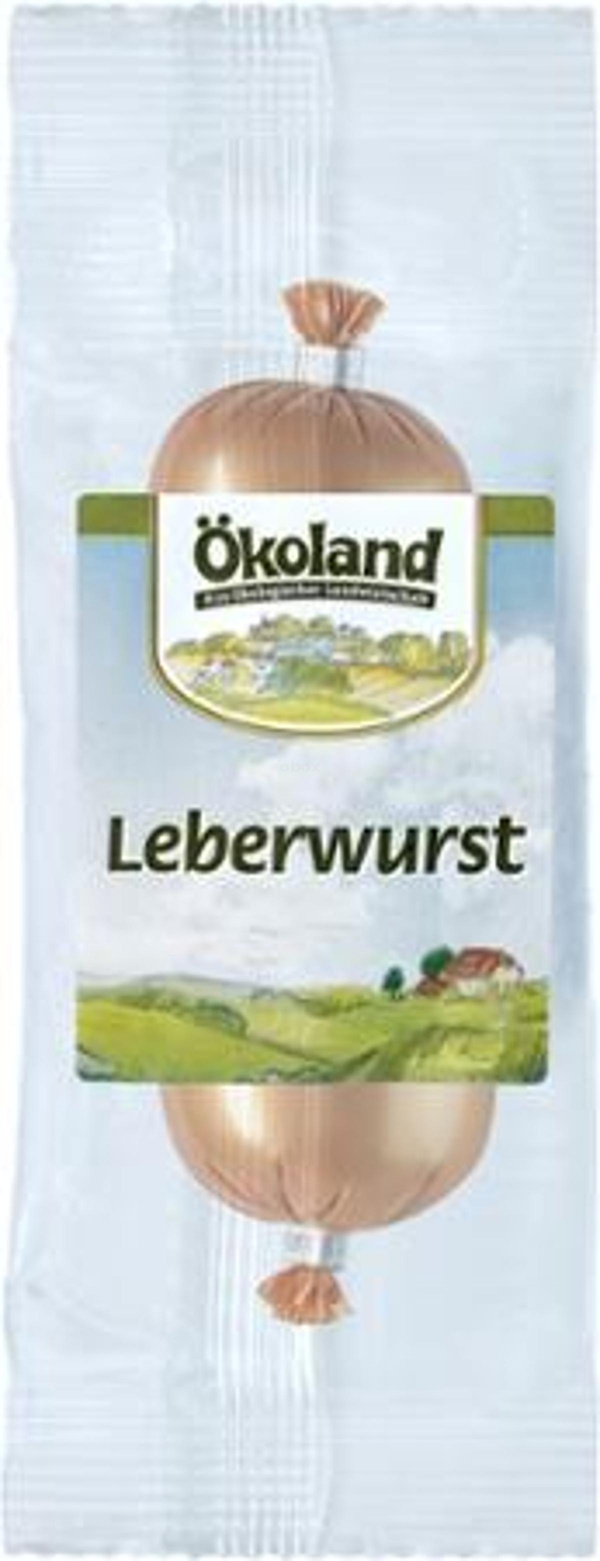 Produktfoto zu Leberwurst fein, 100g, Ökoland