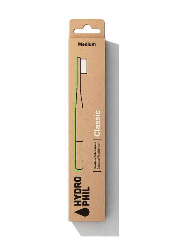 Produktfoto zu Zahnbürste Natur mittelweich, Bambus