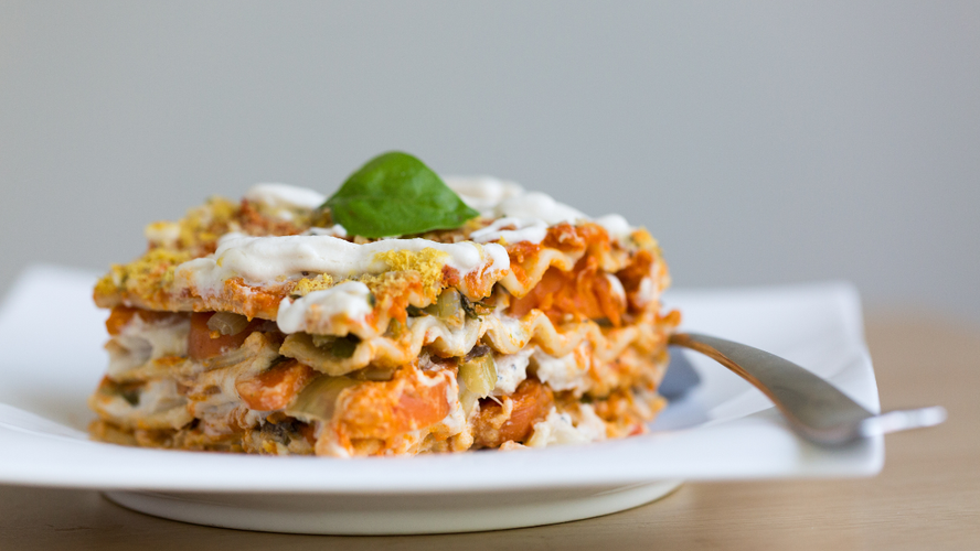 Rezeptbild für Gemüselasagne mit Spitzkohl und Karotten