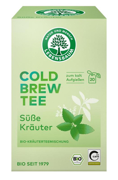 Produktfoto zu Cold Brew Tee Süße Kräuter 20 Btl., 30g
