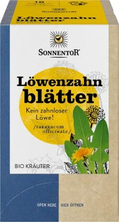 Produktfoto zu Tee Löwenzahnblätter, 18 Btl. à 1,2g