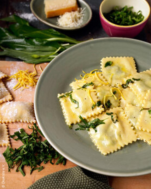 Produktfoto zu Rezept Bärlauch Ravioli