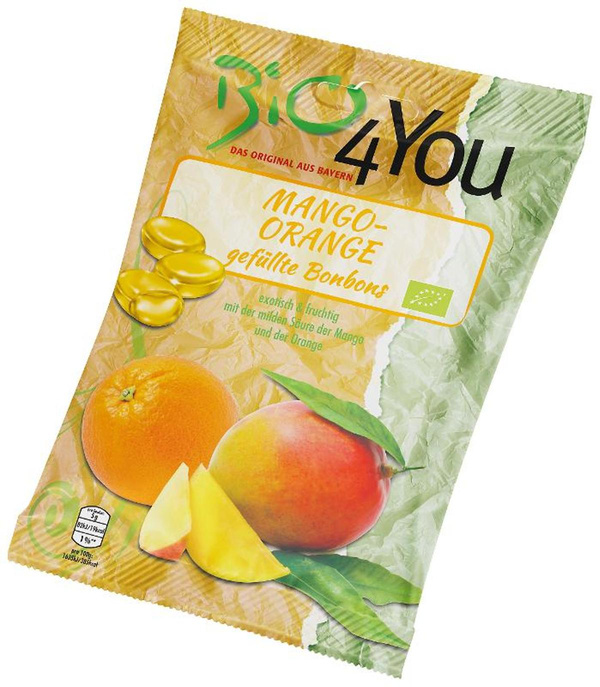 Produktfoto zu Mango Orange Bonbons, 75g
