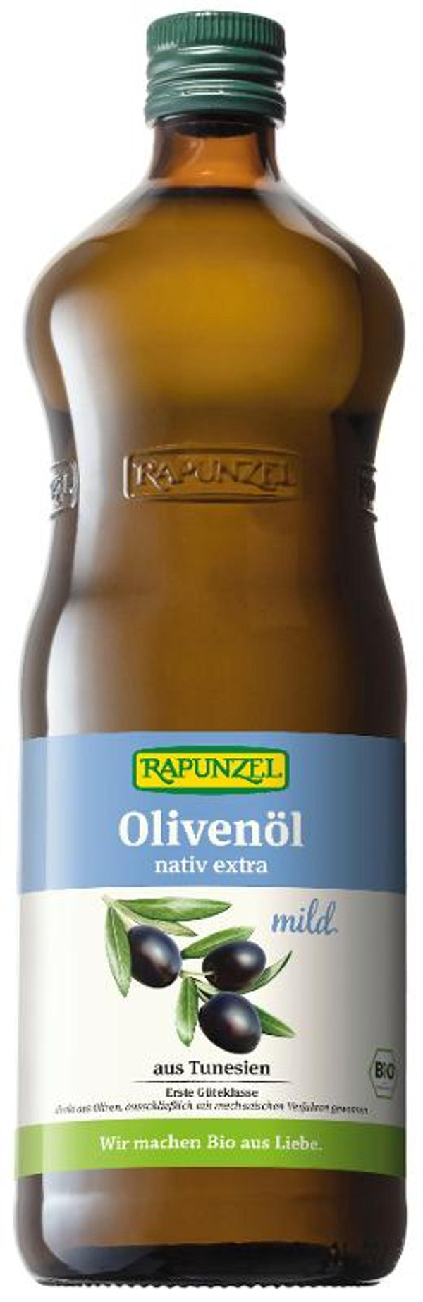 Produktfoto zu Olivenöl mild Rapunzel, nativ extra 1l