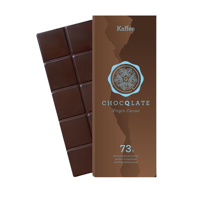 Produktfoto zu Schokolade Kaffee 75g, Virgin Cacao