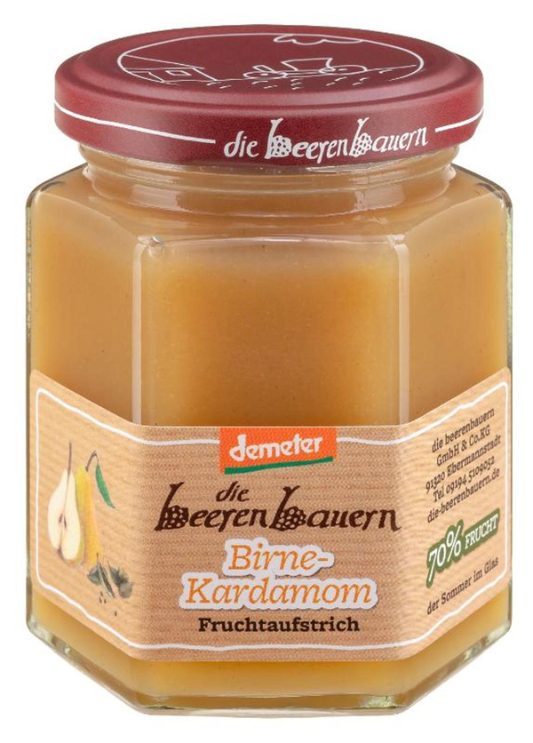 Produktfoto zu Birne Kardamom Fruchtaufstrich 200g