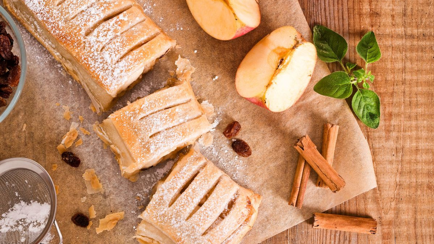 Rezeptbild für Apfelstrudel