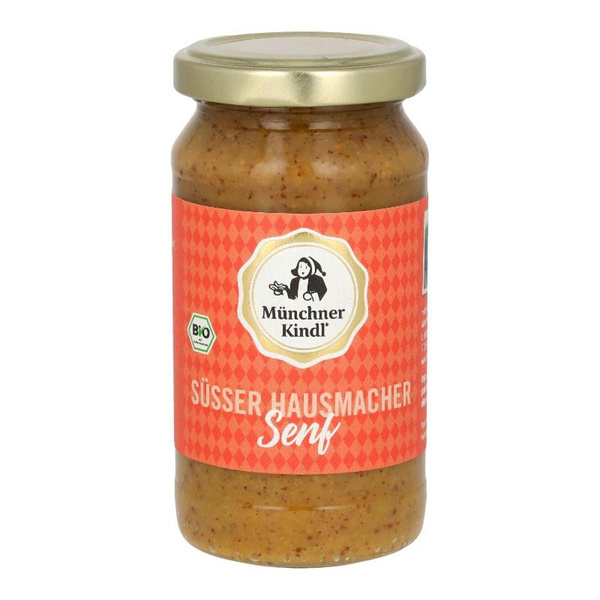 Produktfoto zu Süßer Hausmacher Senf Münchner Kindl 200ml
