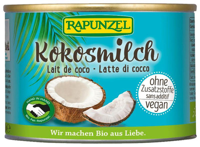 Produktfoto zu Kokosmilch 200ml, Rapunzel