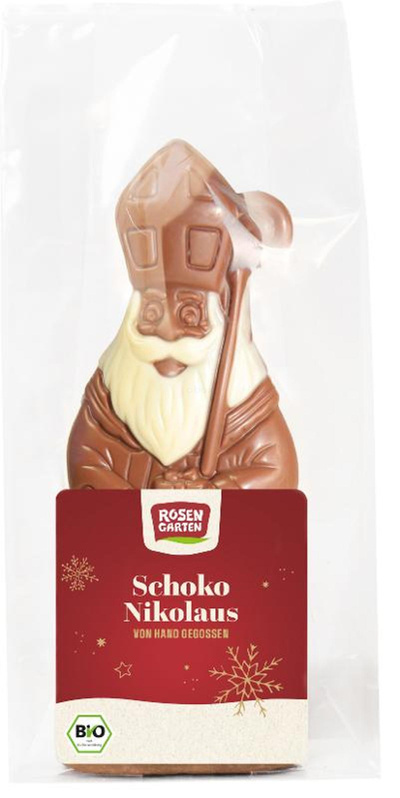 Produktfoto zu Vollmilch-Schoko-Nikolaus mit Bischofsmütze, geschminkt 60g