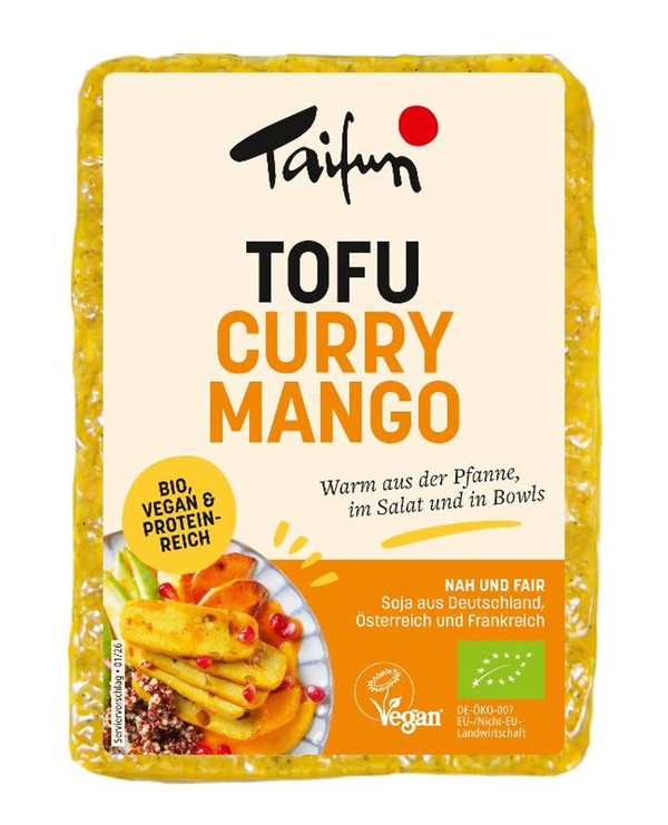 Produktfoto zu Tofu Curry Mango, 200g