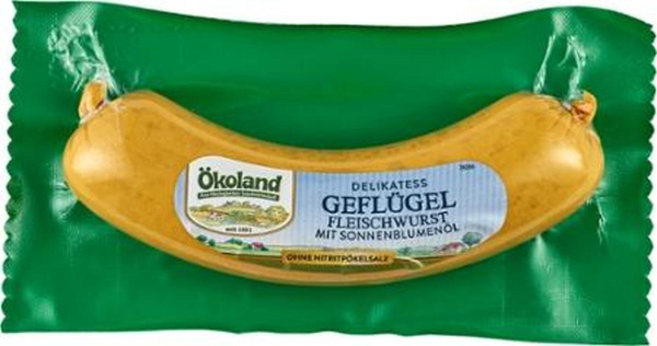 Produktfoto zu Geflügel-Fleischwurst 180g