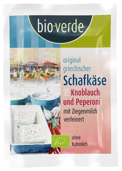 Produktfoto zu Schafkäse mit Knoblauch & Peperoni, 150g