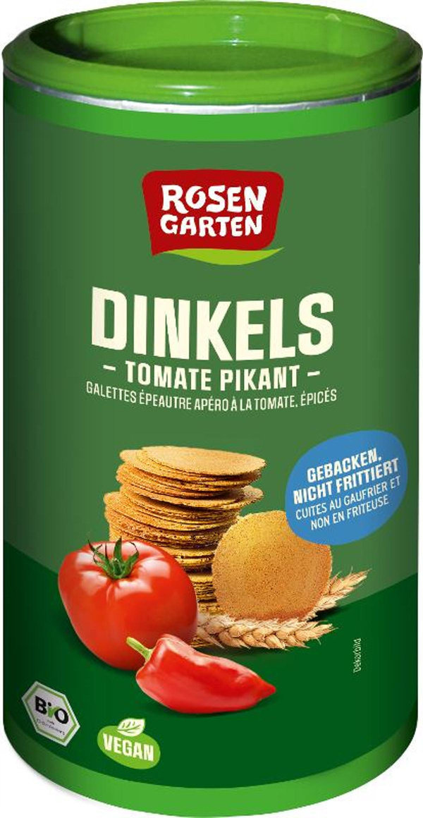 Produktfoto zu Dinkels Tomaten Cracker pikant 100g
